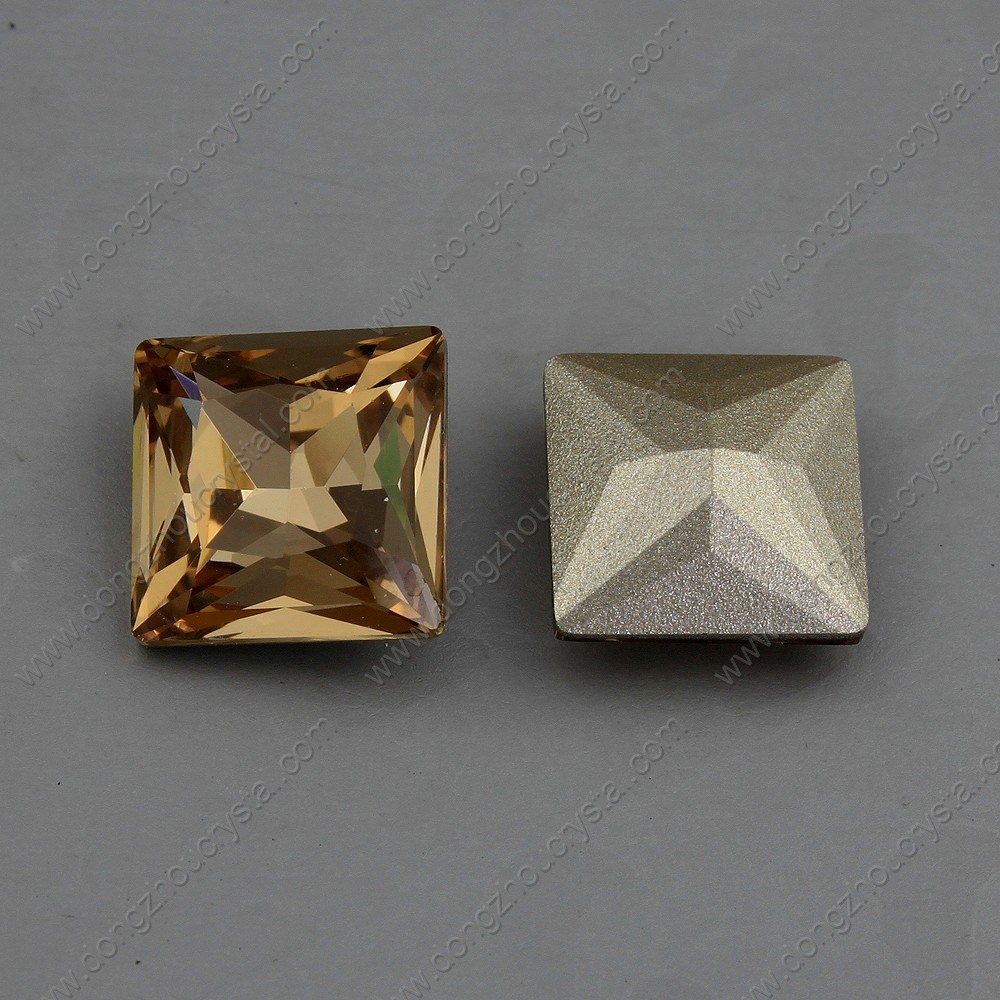 Square Fancy Strass Stones Beads for Crystal Jewelry