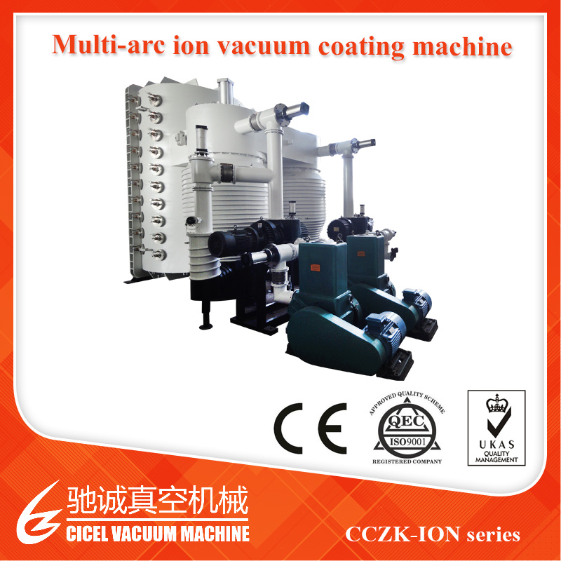 High Quality Stainless Steel Sheet Ion Plating Machine/Titanium Gold Plating Machine for Pipe/PVD Plating System