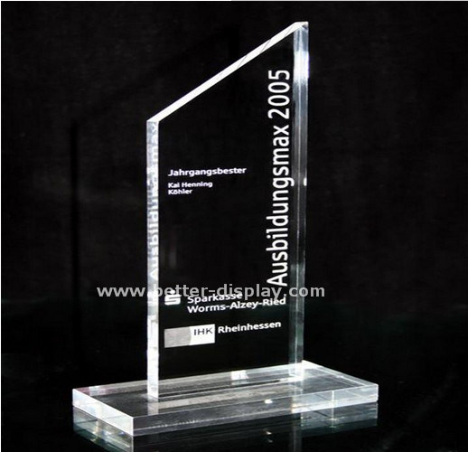 Custom Clear Acrylic Award Plaques Crystal Award