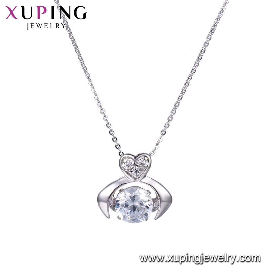 44705 Fashion Big Oval-Shaped Crystals From Swarovski Jewelry Zircon Necklace