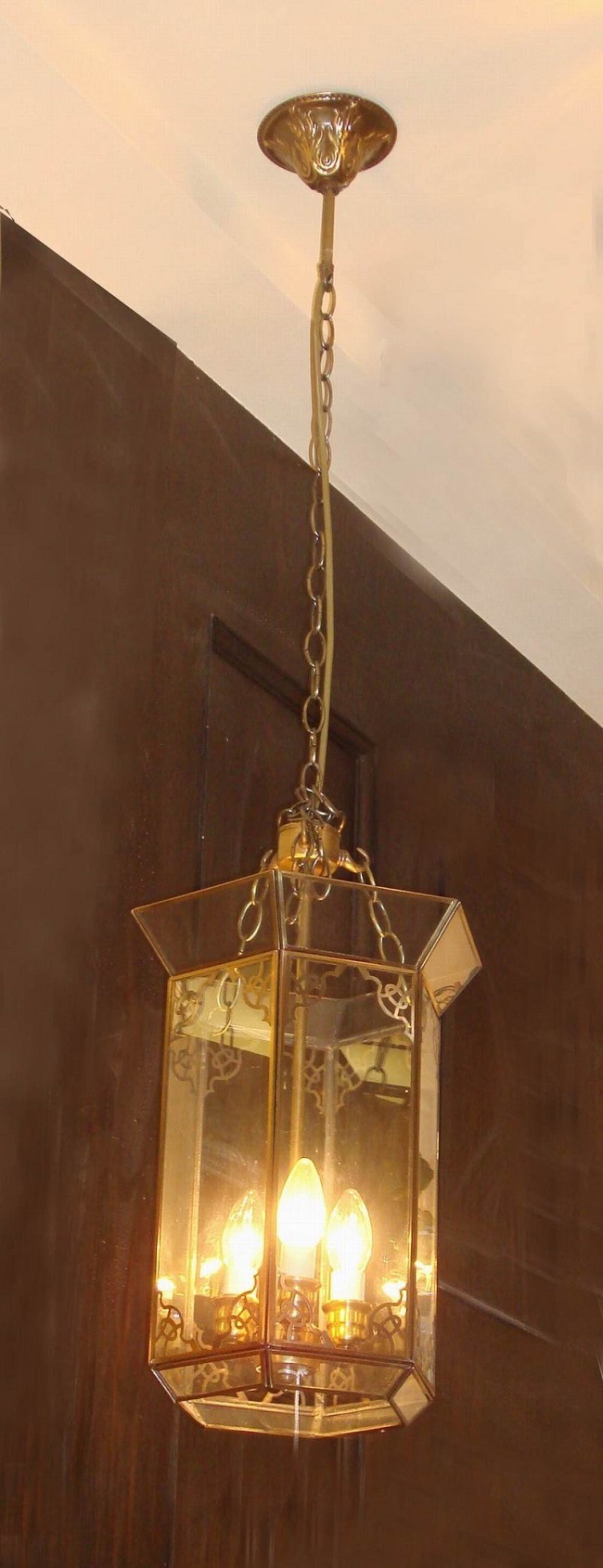 Brass Pendant Lamp with Glass Decorative 19023 Pendant Lighting