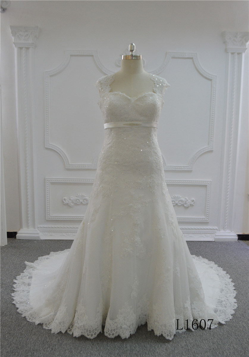Sweetheart Mermaid Wedding Dresses Long Ivory Lace Wedding Dress