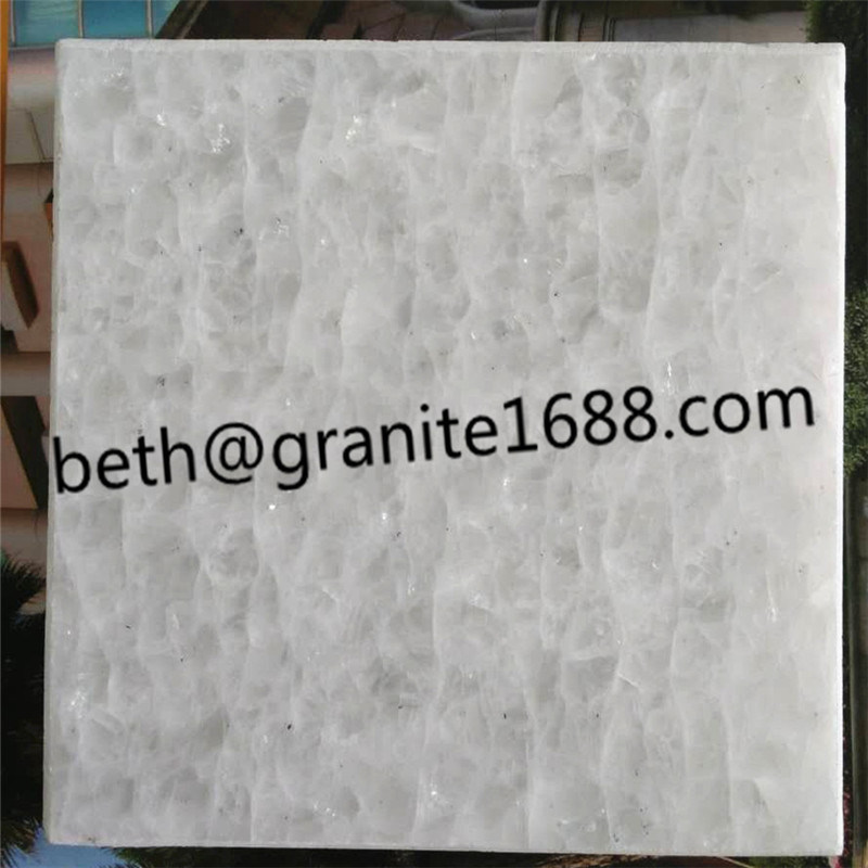 Crystal White Marble Tile for Floor Material Marble