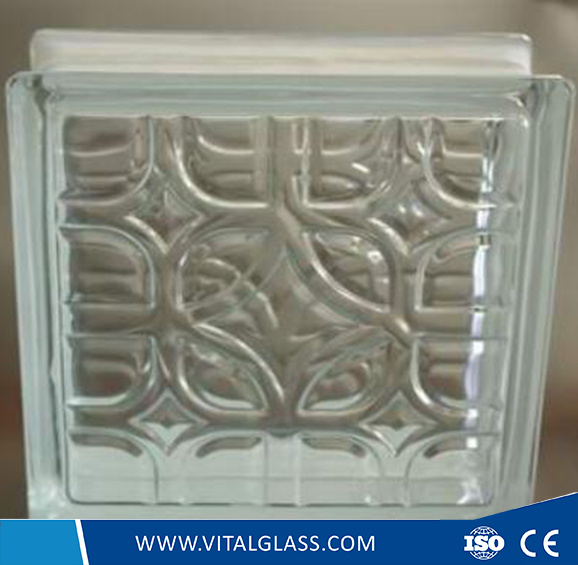 Satefy Well Shaped Pattern Glass Block