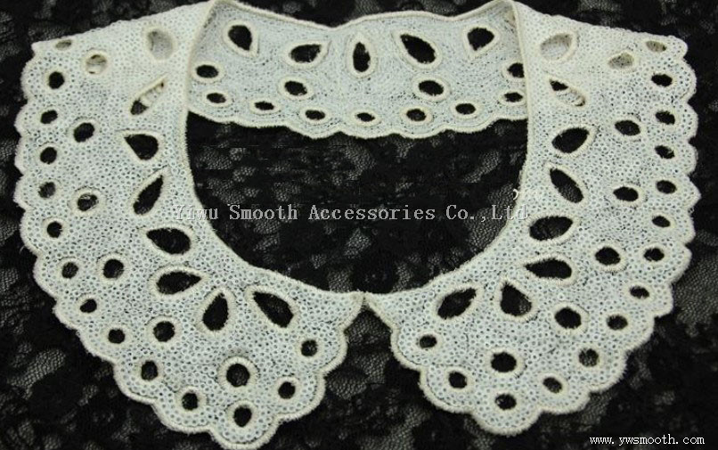 Sequin Pearl Decorate Lace Collars Clothes Appliques Dress Garment Accessories