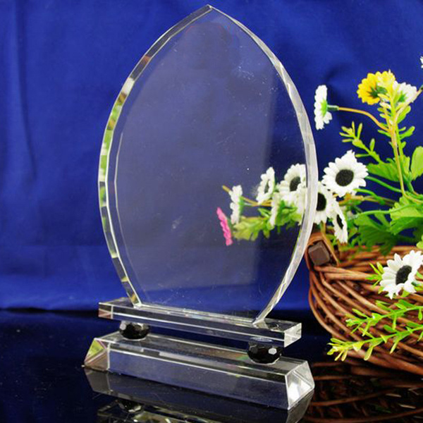 Jade Clear Glass Trophy Glass Award
