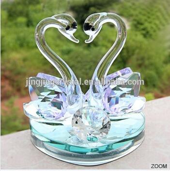 Hot Popular Crystal Swan for Wedding Gift