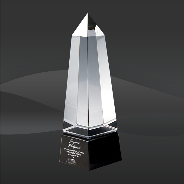 Black Crystal Obelisk Award (J-CRY003S, J-CRY003M, J-CRY003L)
