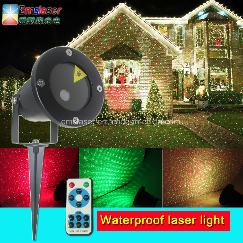 Christmas Garden Tree Outdoor Waterproof Mini Sky Laser Light Twinkling Star Effect