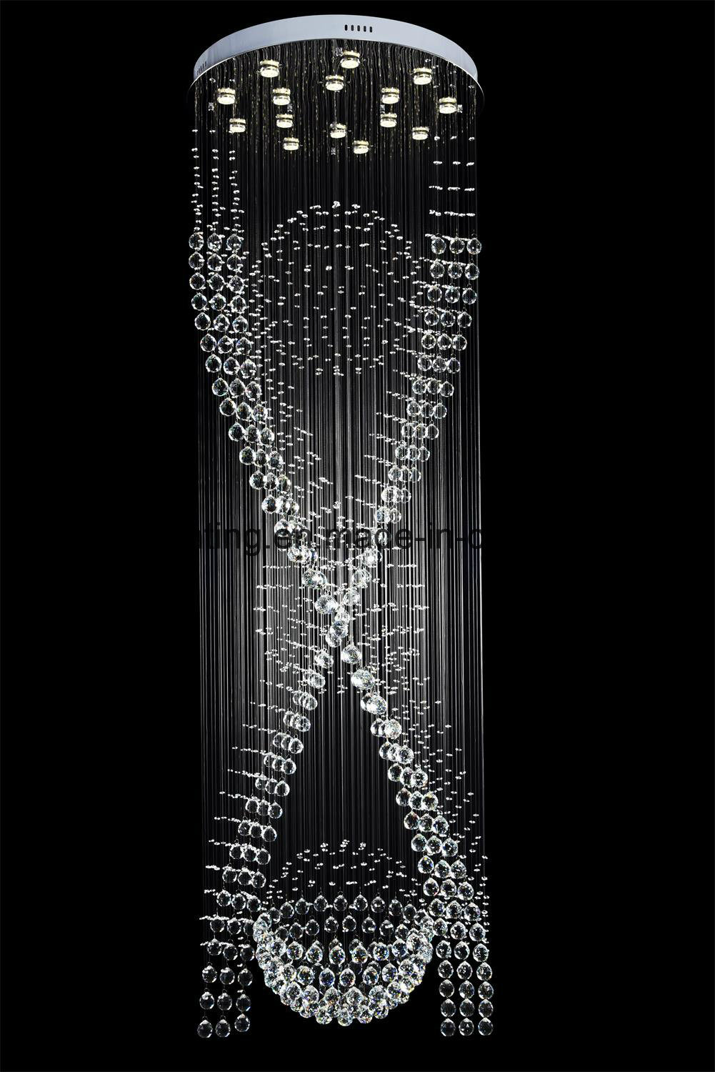 Newest Design LED Modern Crystal Chandeliers Lamp (AQ-9068-A)