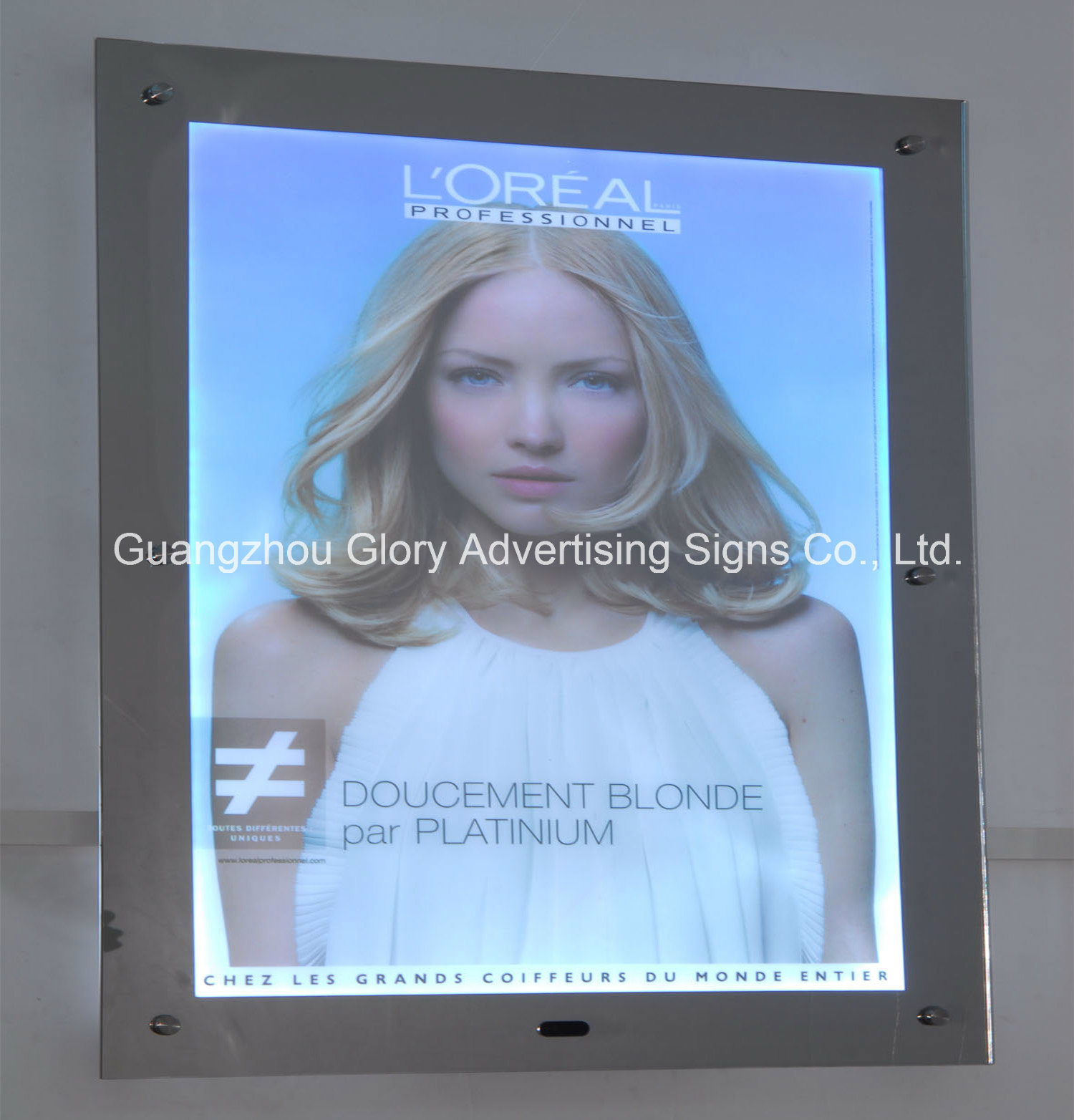 Advertising Magic Mirror Light Box/Bathroom Advertising Mirror/Advertising Mirrors with Sensors