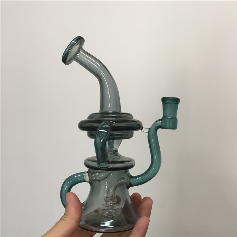 Hottest Glass Water Borosilicate Recycler Glass Smoking Water Pipe with Factory Price