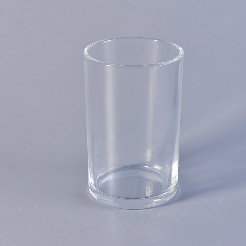 High Clear Glass Candle Holders with Lid Manufacture