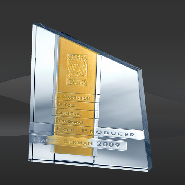 Yellow Chroma Crystal Award (JC-2525Y)