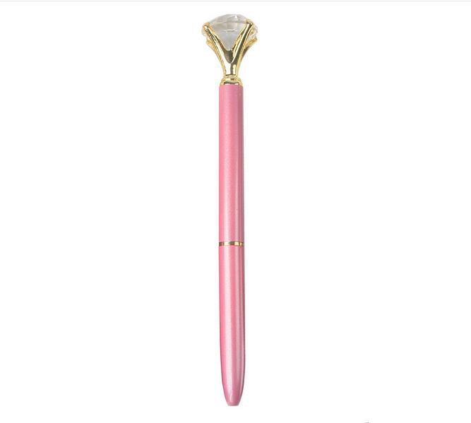 Crystal Pen with Big Diamond Top Ballpoint Pen as Gift