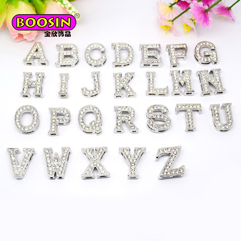 2015 Hot Selling Crystal Letter Pendant Alphabets Pendant for Necklace