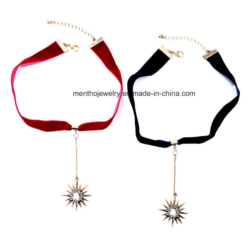 New Fashion Simple Ribbon Star Pendant Women's Pendant Necklace