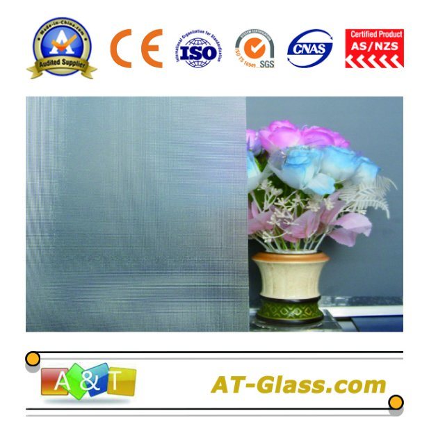 3-8mm Clear Mistlite Patterned Glass Used for Window, Furniture, etc