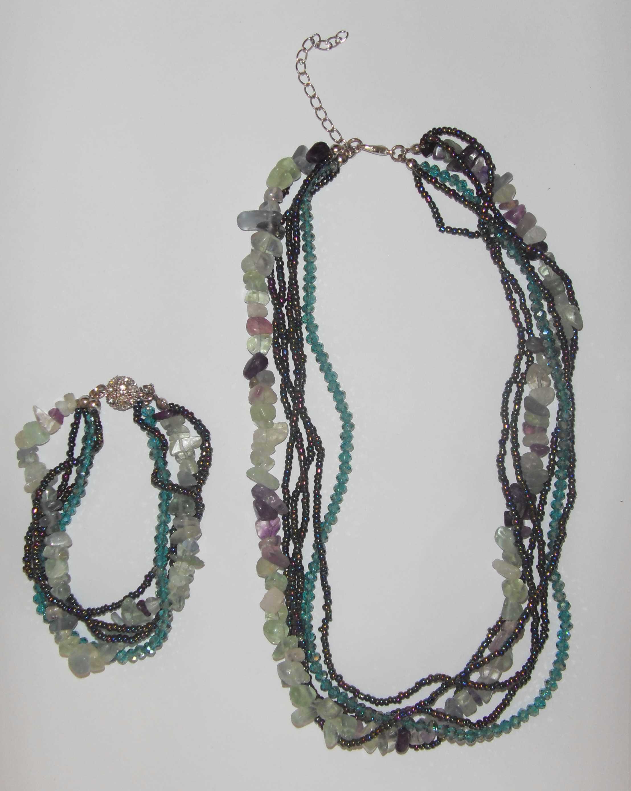 Jewelry, Fashion Necklace, Semi Precious Stone (ESB01346)