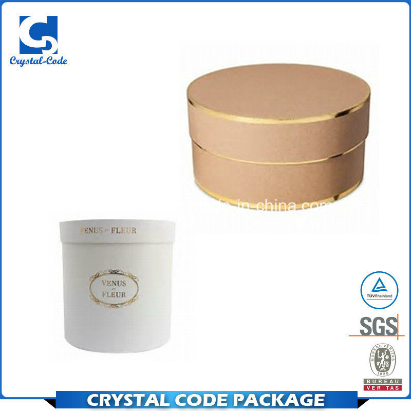 Large Capacity Kraft Paper Round Box