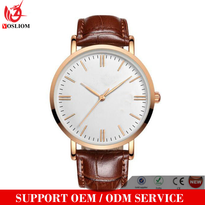 Yxl-011 Custom Logo Wholesale Real Leather Strap Women Watch, Hot Sell Dw Watch