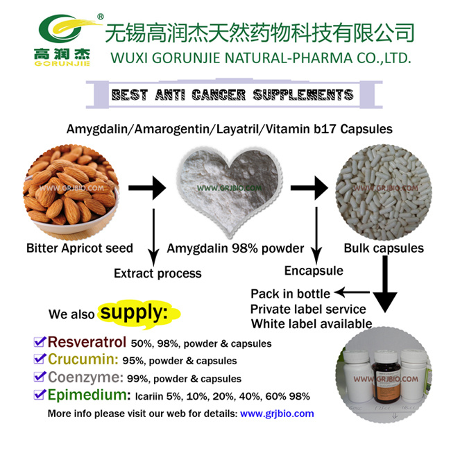 Anti Cancer Natural Apricot Kernel Extract Amygdalin Capsules
