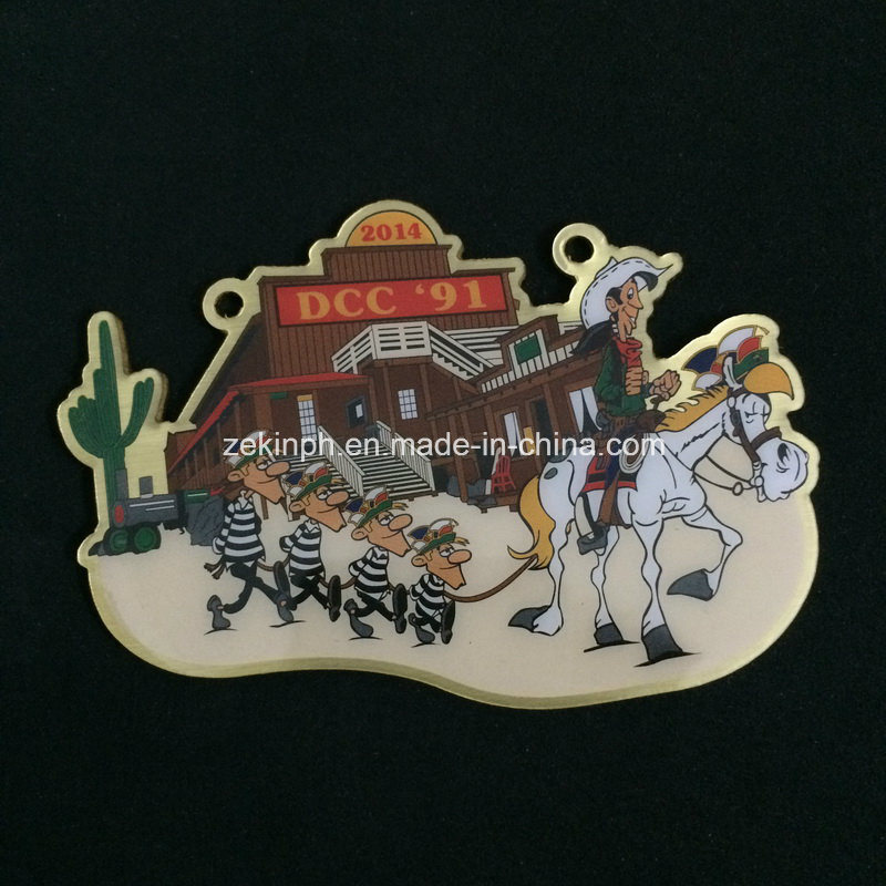 Brass Offset Printing Medals for Souvenir Gift