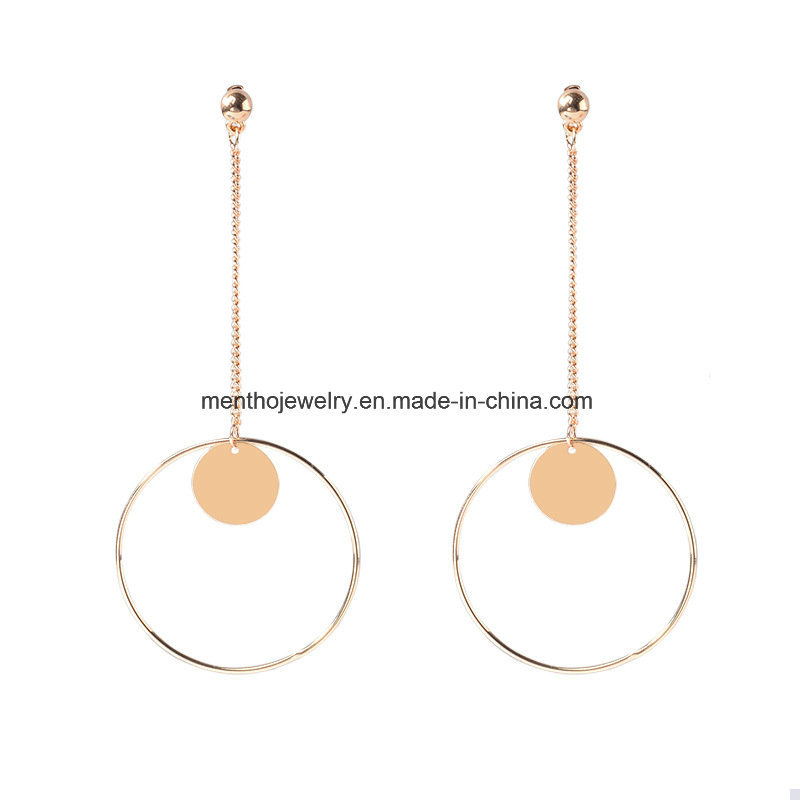 Fashion Sexy Female Jewelry Copper Ring Sequins Earrings