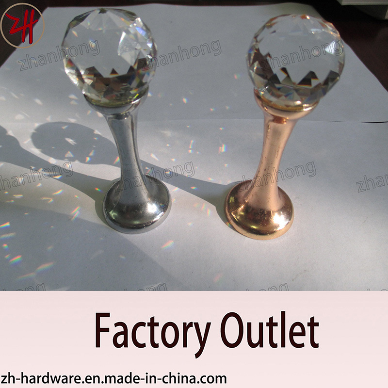 Zinc Alloy Beautiful Window / Curtain Hook with Color Crystal (ZH-2076)