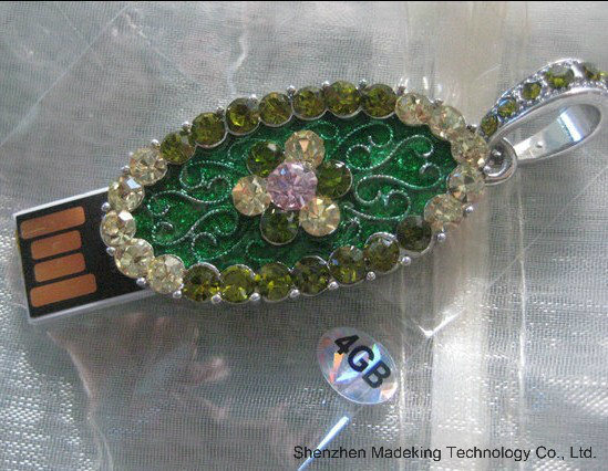 Jewelry USB Drive with Crystal/USB Flash Disk /Memory Stick