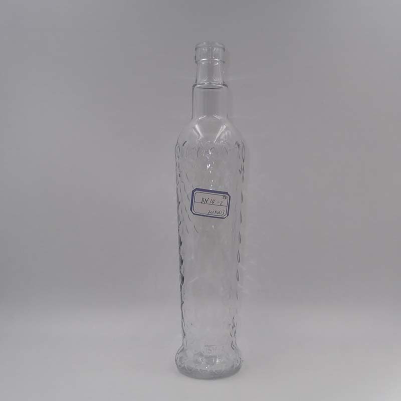 Clear Cylinder Liquor Bottle Tequila Bottle with Tamper Proof Finish