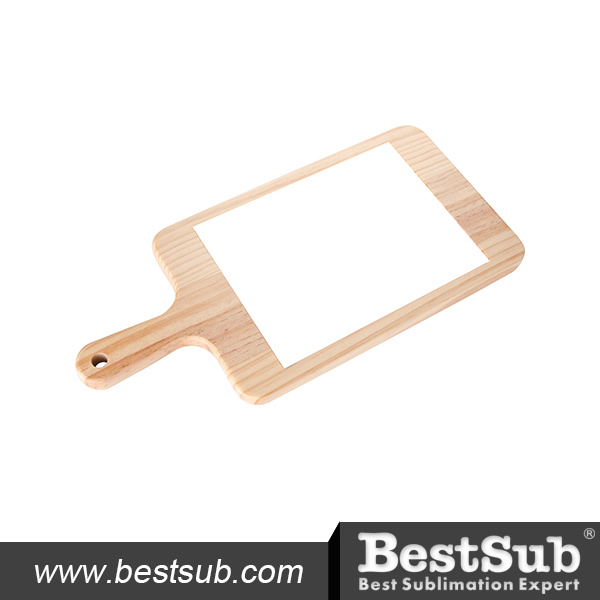 Sublimation Wood Handle Square Cheese Board W/O Ceramic Tile (18*38cm)
