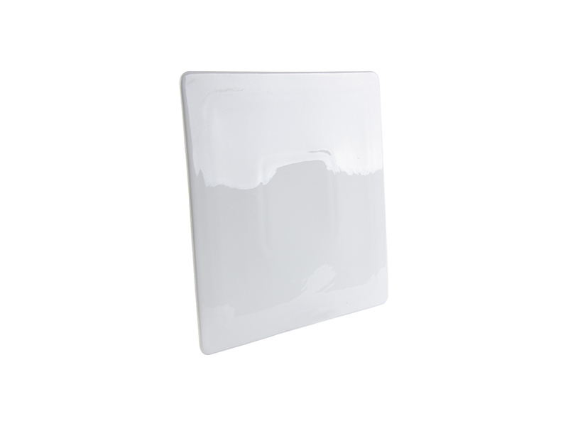 Flat Square Ceramic Plate (9