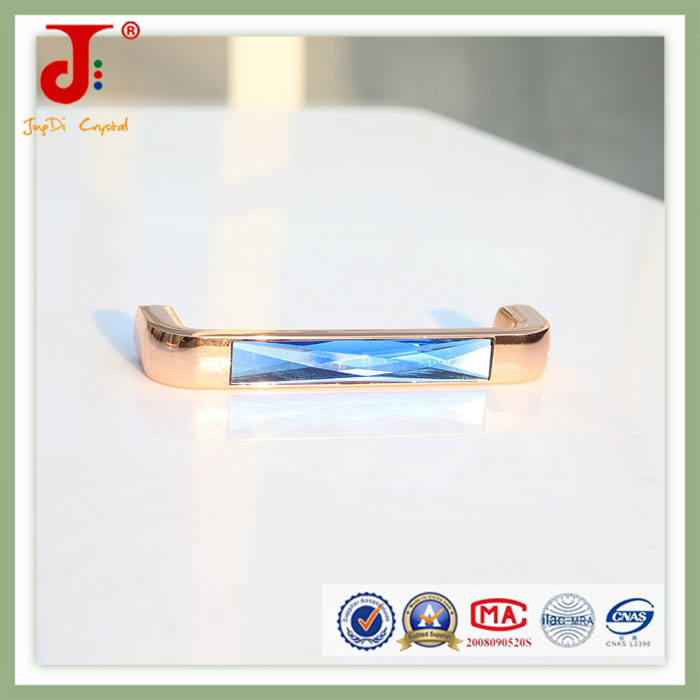Luxurious Clear and Big Blue Crystal Kitchen Cabinet Handles