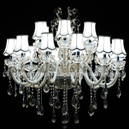 Traditional Design Crystal Chandelier Lighting for Hotel or Home (S-8023-12+6)