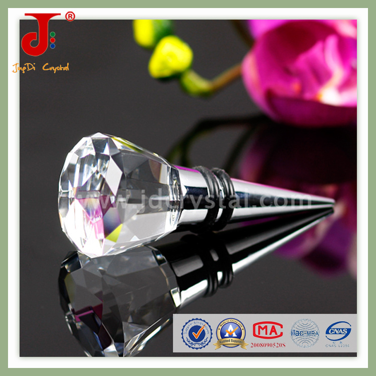 Clear Crystal Wine Stopper (JD-WS-411)