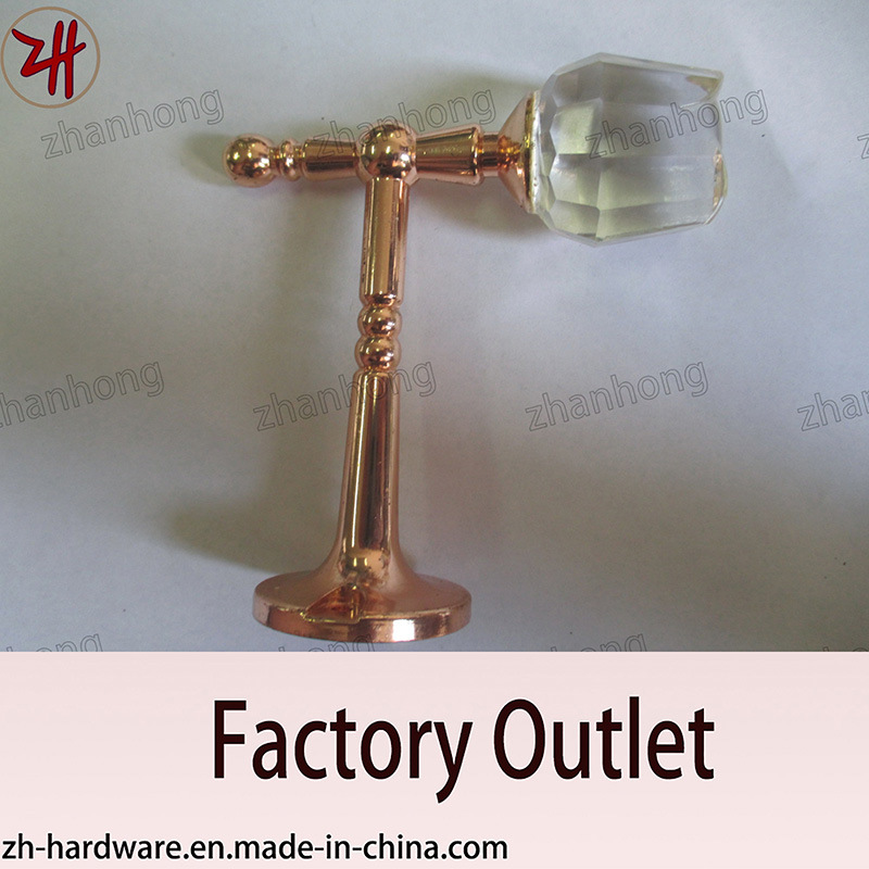 Zinc Alloy Beautiful Window / Curtain Hook with Color Crystal (ZH-2073)