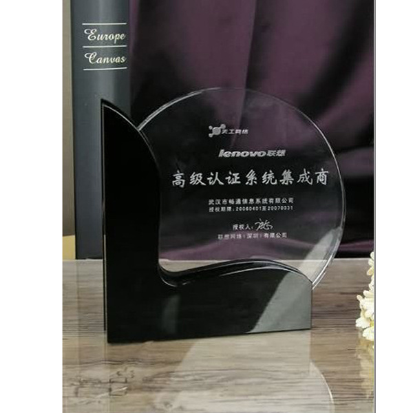 Pujiang Personalized Crystal Trophy Award