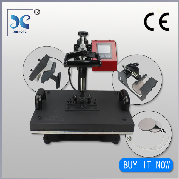 xinhong brand High Quality 5 in 1 combo heat press machine heat transfer HP5IN1