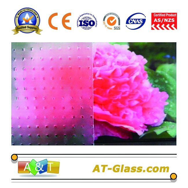 3-8mm Clear Millennium Patterned Glass/Figured Glass/Pattern Glass