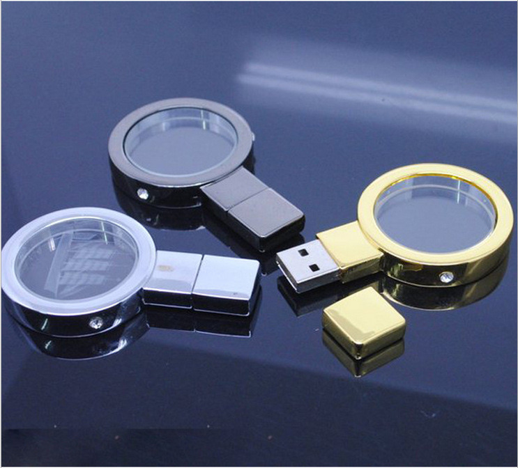 Magnifying Glass Metal Flash Drive