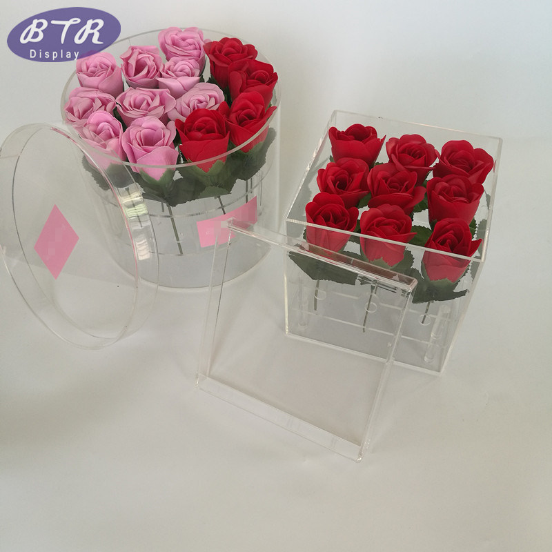 Acrylic Preserved Flower Packaging Gift Box
