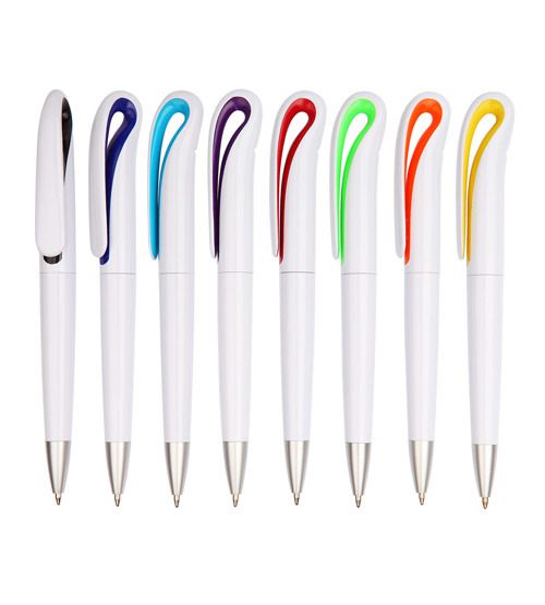 Hot Sale Colorful Plastic Ball Pen with Printed Logo