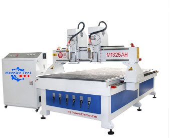 Cheaper M1325ah2 Double Independent Heads MDF Board CNC Router Machine