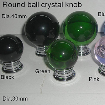 Black and Green Round Ball Glass Cabinet Knobs