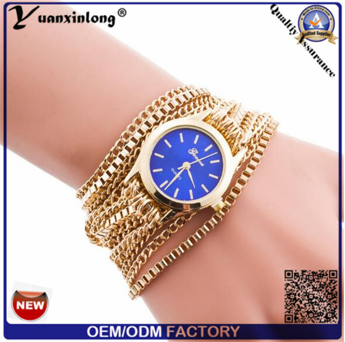 Yxl-777 Relogio Feminino Clock 2016 High Quality Hot Fashion Women Fashion Quartz Watch Ladies Female Long Leather Chain Watch