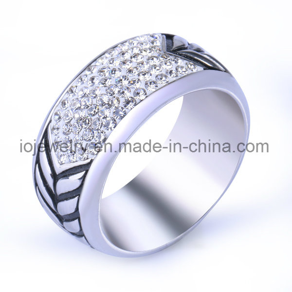 Jewelry Men Crystal Ring Anniversary Gift