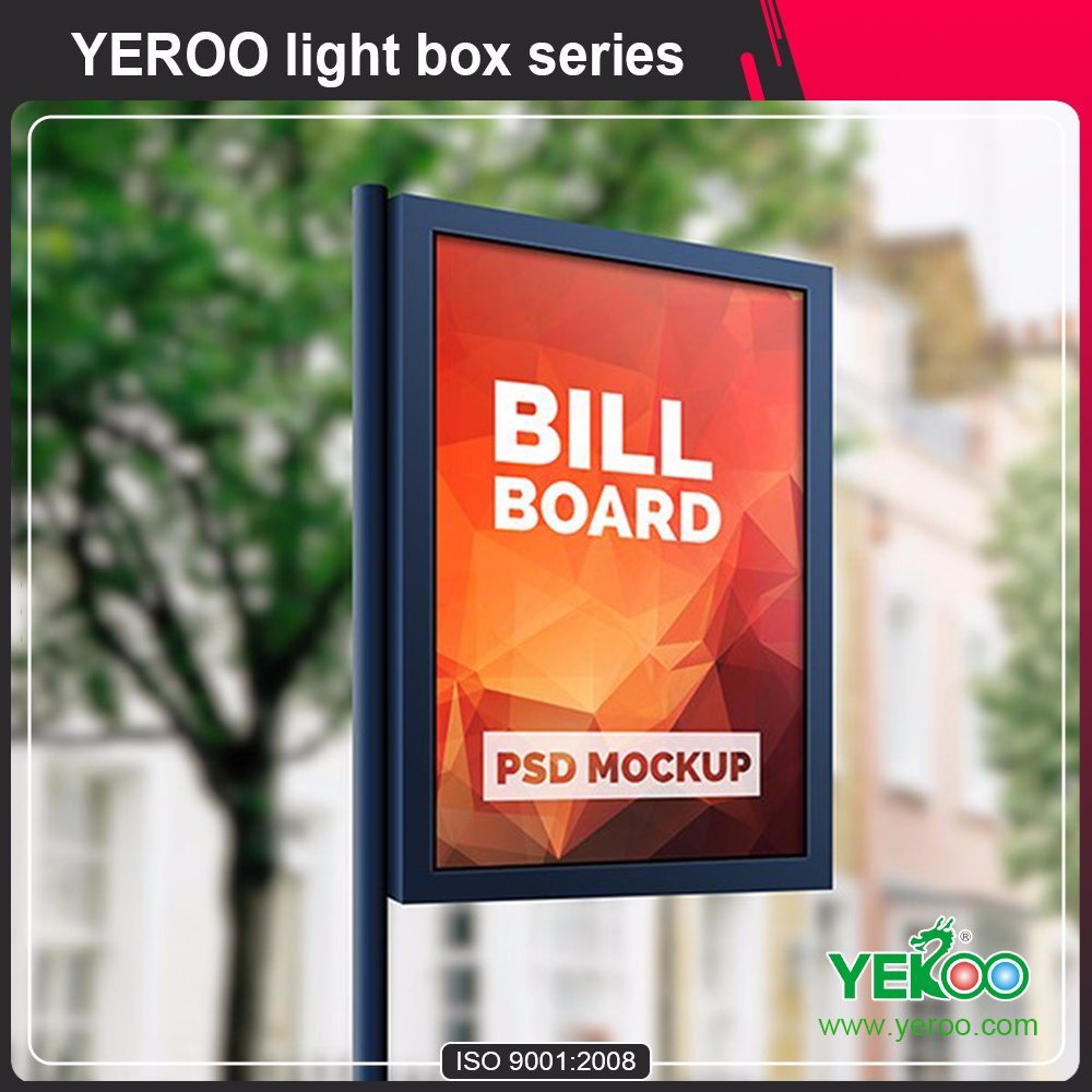 Aluminium Frame-LED Light Box-Street Board-Outdoor Lamp Post Billboard