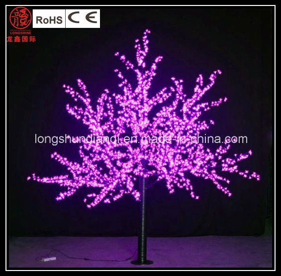 LED Purple Cherry Tree Light