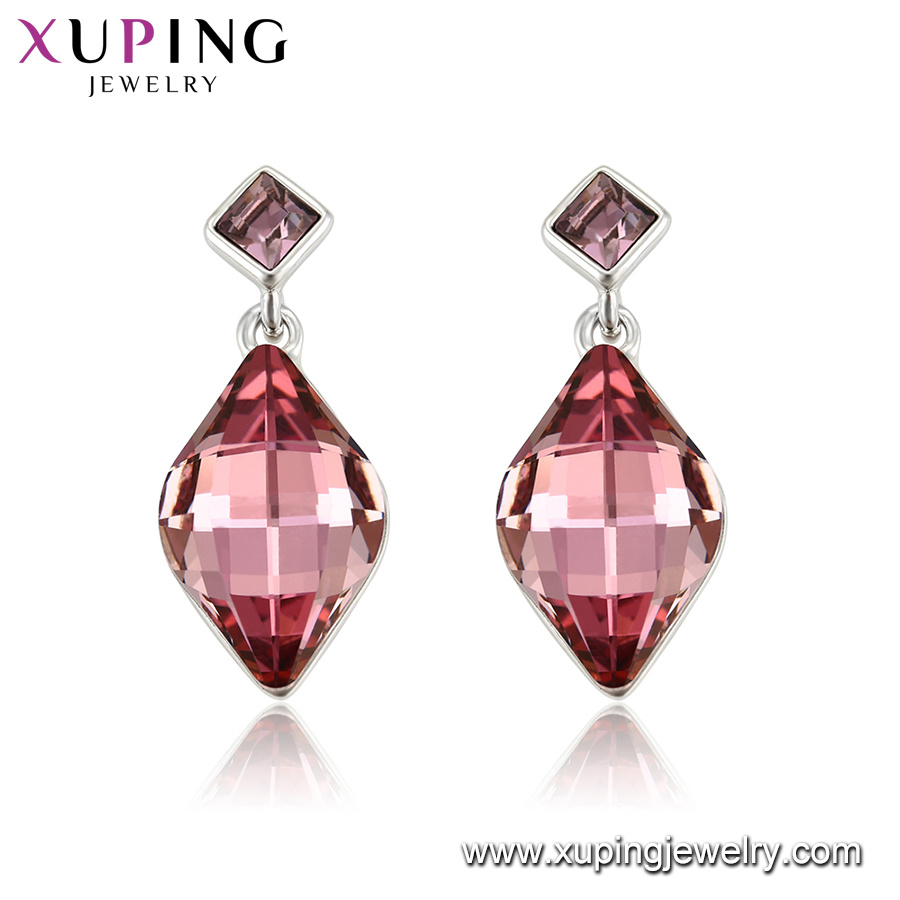 Xuping Jewelry Beautiful Pattern Designs Earring Crystals From Swarovski Fo Gift